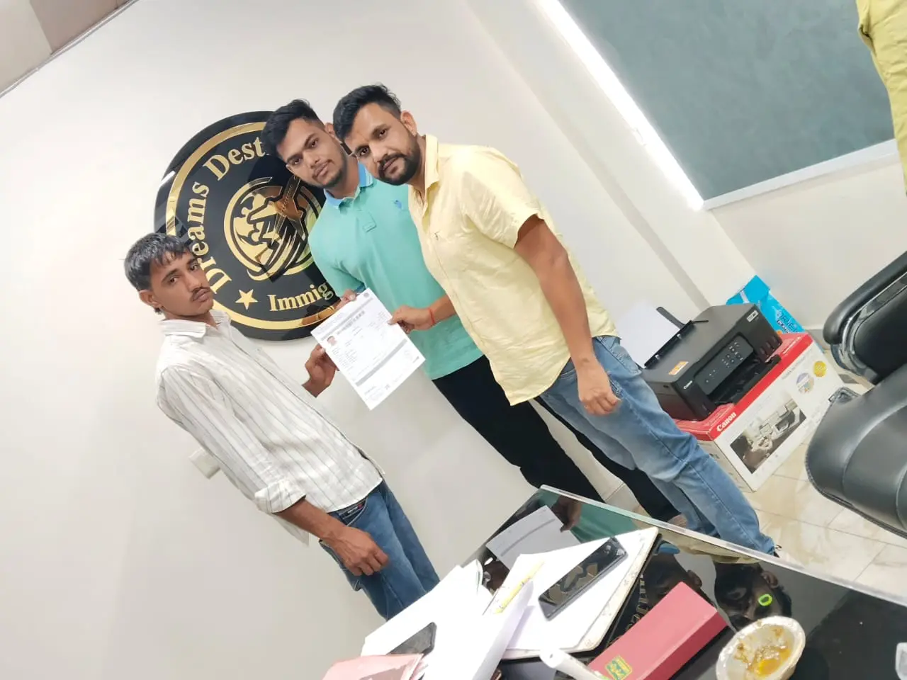Handover with the team